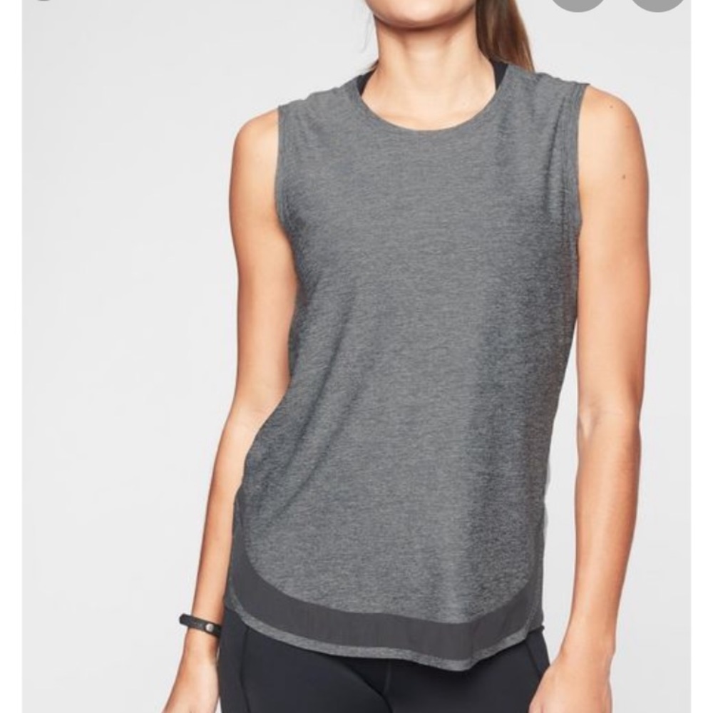 Athleta gray Cadence tank XS